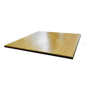 MB38009-Durable 60x60cm Square <b>Bamboo</b> Wood Tabletop Solid with Modern Design and PU Finish - Product Image 1