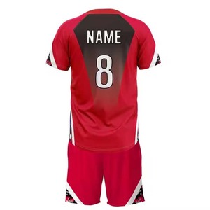 Vente en gros Ensemble de vêtements de sport de rugby football confortables personnalisés Vêtements respirants avec nom d'équipe sublimé pour les équipes fabriquées - Product Image 4