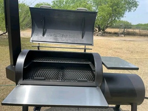 Parrilla Multifuncional de Acero Inoxidable para Exteriores, Parrilla de Carbón Comercial con Altura Ajustable en Venta - Product Image 2