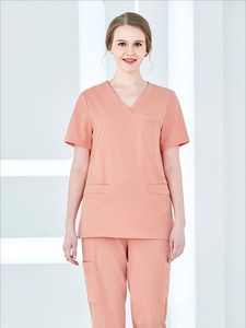 Diseño Color personalizado cómodo mujeres hombres Hospital enfermeras conjunto Jogger estilo médico enfermería Scrub uniformes conjunto - Product Image 3