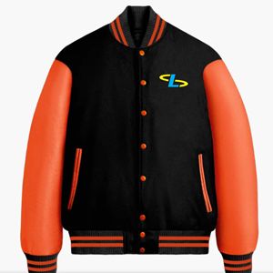 เสื้อแจ็คเก็ตเบสบอลผู้ชายทรงโอเวอร์ไซส์ คอตั้ง ระบายอากาศได้ดี ทนทาน คุณภาพสูง สั่งพิมพ์ลายปักได้ตามต้องการ ทำจากผ้าขนสัตว์ - Product Image 1