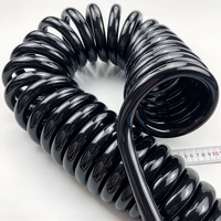Câble spiralé pour remorque en cuivre pur 2 conducteurs 6 mm² 24 V, câble enroulé robuste pour semi-remorque, tracteur, camion