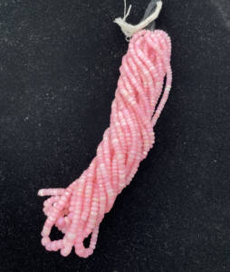 Perles éthiopiennes en opale verte naturelle polie lisse de 16 pouces 4.50-6 MM 51 CT pour la fabrication de bijoux de mode et de cadeaux - Product Image 2