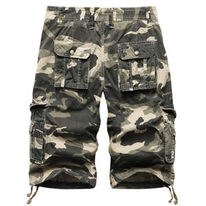 Pantalones Cortos Cargo Casuales Transpirables para Hombre, de Secado Rápido, 100% Algodón, Tela de Lona, Diseño Sólido, para Entrenamientos y Moda - Product Image 2