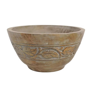 Bol de service décoratif en bois de manguier pour fruits secs, chips, comptoir, cuisine, salon, décoration intérieure, vaisselle d'appoint - Product Image 6