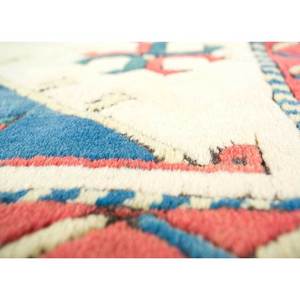 Tapis en laine noué à la main Nuray Blue, motif géométrique, tapis rectangulaire pour couloir, décoration de salon, taille 9x12 pouces, idéal pour les voitures - Product Image 3