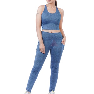 Fabricant de services OEM, ensemble de yoga pour femmes, taille plus, personnalisé, vêtements de yoga professionnels, respirant, léger, séchage rapide - Product Image 4