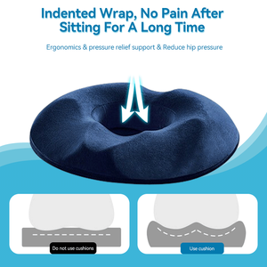 Almofada de almofada para homens/mulheres, almofada para assento de travesseiro pós-parto, para dor no cóccix, cirurgia de hemorróidas, almofada para almofada de almofada - Product Image 3