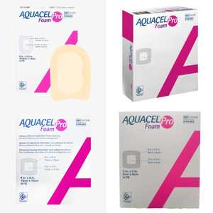 Apósito de Espuma Absorbente Aquacel Foam Pro, Paquete de 10, Disponible en 8x8, 10x10, 15x15 y 19,8x14 cm - Product Image 1