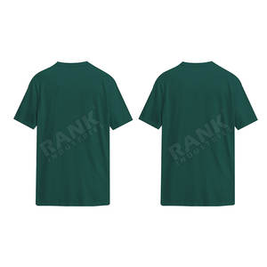 เสื้อยืดคอกลมแขนสั้นผ้าฝ้าย 100% ระบายอากาศได้ดี ทรงหลวมสำหรับผู้ชาย ยี่ห้อ RANK INDUSTRIES ขายดี พร้อมโลโก้แบบกำหนดเองได้ - Product Image 5