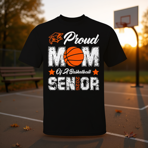 Maglietta da basket per mamma orgogliosa per la laurea del 2026 - Regalo promozionale personalizzabile - Product Image 3