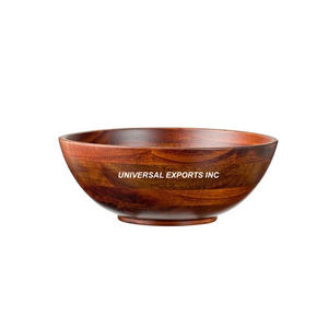 Wooden <b>Chocolate</b> Bowl Latest Arrival handmade Sweet Bowl tabletop Kitchen Ware <b>Fancy</b> Wooden Salad Bowl - Product Image 3