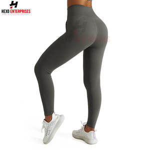 Conjunto de Yoga sin costuras de cintura alta para mujer, ropa de gimnasio de secado rápido, mallas de punto informales transpirables, venta al por mayor, superventas - Product Image 2