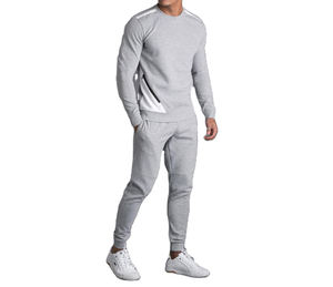 Ropa deportiva de calidad premium para hombre, chándal de algodón 100%, conjunto de dos piezas, nuevo estilo, cortavientos, ropa informal transpirable activa - Product Image 5