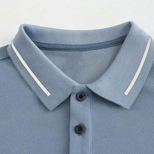Nouveau style de t-shirts polo design personnalisé pour hommes vêtements de rue t-shirts polo respirants pour hommes Offre Spéciale t-shirts polo pour hommes - Product Image 3