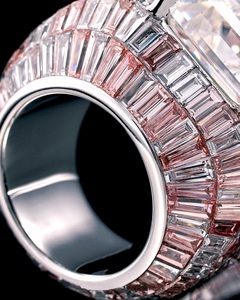 Invisible Setting <b>Men</b> Luxury Hip Hop Fully Iced Cushion Trapezoidal Baguette Cut VVS Moissanite 925 Sterling <b>Silver</b> <b>Ring</b> - Product Image 4