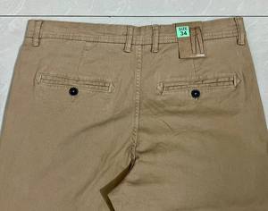 Pantalones Casuales de Sarga para Hombre, Nueva Llegada, Alta Calidad, Venta al Por Mayor, Ecológicos, Transpirables, Corte Regular, Sarga de Algodón Lavada - Product Image 2
