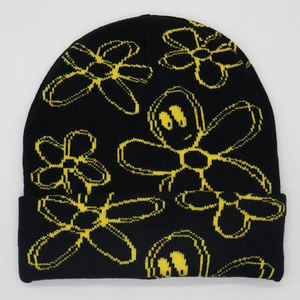 Vos propres hommes personnalisés Top qualité meilleur prix bonnet professionnel pour l'hiver fabricant Pakistan Design bonnets casquettes - Product Image 2