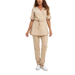 2025 nouveau Style hôpital médical infirmière 100% coton uniforme à la mode imprimé conceptions gommage costume pour hôpital femmes vêtements de travail - Product Image 3