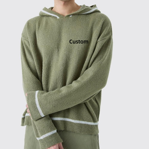 เสื้อฮู้ด & เสื้อสเวตเตอร์ของผู้ชายผ้าหนา300 GSM มีฮู้ดผ้าฝ้าย100% ฤดูหนาวปรับแต่งได้ - Product Image 1