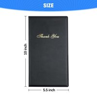 Porte-Compte de Restaurant Unisexe avec Porte-Bon de Commande sans Fermeture
