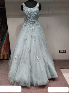 ชุดราตรีตาข่ายสวยหรูพร้อมลายปักรายละเอียดสำหรับผู้หญิงเหมาะสำหรับงานแต่งงานงานปาร์ตี้ตอนเย็นและงานพิเศษซื้อออนไลน์ - Product Image 2