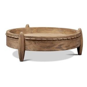SUPPORT CONÇU de haute qualité Vente chaude en bois d'acacia Pied haut Plateau rond en bois Support à gâteau pour servir des gâteaux et des fruits - Product Image 2
