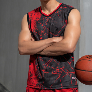 Maillots de basket-ball personnalisés pour hommes, maillots de sublimation professionnels, veste respirante, t-shirt de basket-ball pour hommes - Product Image 1