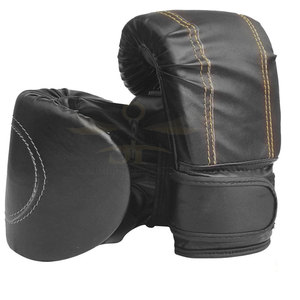 Guantes de Boxeo Juveniles de Alta Calidad, de Cuero, con Correa de Muñeca Ajustable y Cierre de Gancho y Bucle, para Entrenamiento, Competencia y Artes Marciales - Product Image 1