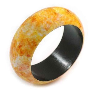 Brazalete de madera ecológico único con pulsera redonda hecha a mano tallada de Ángel para mujer, ropa de fiesta y trajes diarios - Product Image 5