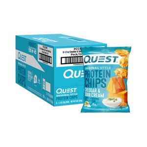 Chips de Proteína Quest Nutrition 8x32g Cheddar y Crema Agria - Product Image 4