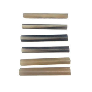 Rouleau de corne de buffle noir et blanc naturel, écologique, fait à la main pour les manches de couteaux à tampon, fabriqué en Inde par Saniya Handicraft - Product Image 4