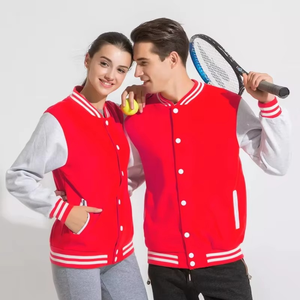 Moda hombre invierno Unisex cremallera Universidad Letterman bombardero chaquetas personalizadas en blanco béisbol Varsity chaquetas - Product Image 4