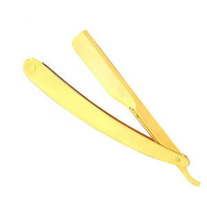 Vente en gros de rasoir de barbier à manche en acier inoxydable pour hommes et rasoir de sécurité à lame en acier - Product Image 1