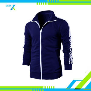 Veste de sport active slim fit légère à fermeture éclair à manches longues, vêtements de sport décontractés pour la course à pied, la salle de sport, l'extérieur, imprimé automne, 100% coton, séchage rapide - Product Image 4