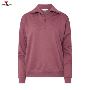 Haute qualité unisexe décontracté femmes mode col roulé fermeture éclair sweats courts pour femme nouveauté Offre Spéciale nouveau Design - Product Image 6