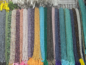 HARI OM CREATIONS - Cuentas Redondas de Turmalina Multicolor y Peridoto Natural Certificadas por IGI, Como se Muestra en la Imagen, para la Elaboración de Elegantes Collares - Product Image 6