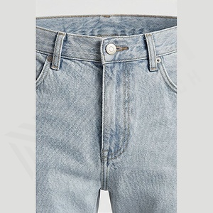 Men's Slim Fit Denim Pants Casual Fashionable Design Durable <b>Elastic</b> Washed <b>Jeans</b> Customized Color Streetwear Trousers Wholesale - Product Image 4