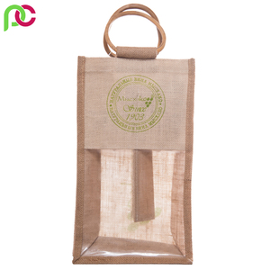 Haute Qualité Coton Toile Jute Vin Sac Fourre-Tout Motif Personnalisé Écologique En Gros Stockage Cadeau Sacs À Provisions Pas Cher Prix - Product Image 4