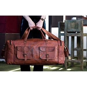 Bolsas de Viaje de Cuero de Diseño Personalizado con MOQ Bajo, Diferentes Estilos de Bolsas de Viaje de Cuero de Moda - Product Image 5