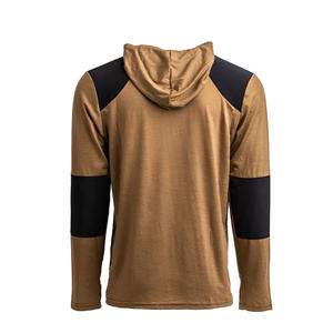 Camisas negras con capucha Camisa informal con capucha de bloque de color Chaqueta de camuflaje de tendencia Chaqueta deportiva Marca personalizada - Product Image 4