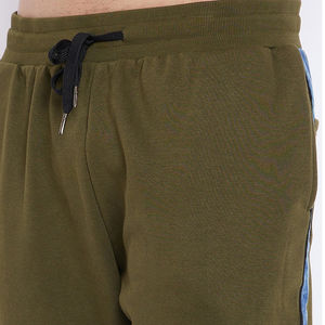 Pantalones lisos personalizados de alta calidad para hombre, cintura elástica transpirable, longitud completa con decoración de encaje informal, precio - Product Image 2