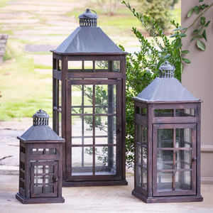 Lanternes et bocaux à bougies en métal de luxe Bougeoirs décoratifs élégants pour la maison et les occasions spéciales Prix de gros - Product Image 3