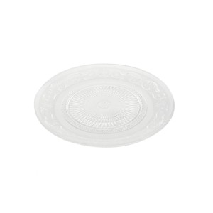 Plato de Cristal Floral Grabado 25 cm - Product Image 2