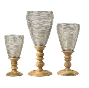 Portavelas Vintage con parrilla de alambre de metal en la parte superior Color y tamaño personalizados para el hogar y la decoración de Navidad - Product Image 6