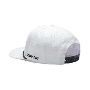 Casquette de golf unisexe en tissu Oxford, imperméable, respirante, avec trous découpés au laser, style sportif, 5 panneaux, visière légèrement incurvée, cordon personnalisé, casquette de soleil - Product Image 2