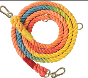 Handmade Braided Cotton Rope <b>Leash</b> for Dogs: Durable & Stylish <b>Pet</b> Supplies for Border Collies <b>Leash</b> <b>Pet</b> <b>Leash</b> Set - Product Image 2