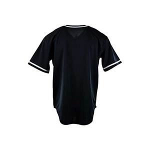 Jersey de béisbol unisex hecho en Pakistán 100% poliéster de la mejor calidad al por mayor transpirable de secado rápido personalizable con cuello en V - Product Image 6