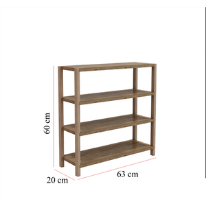Conjunto de Entrada Fida - Mueble Zapatero de Pino Atlántico + Perchero de Pared con Estante - Product Image 5