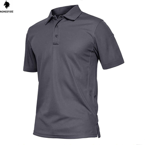 เสื้อโปโลสำหรับผู้ชายเสื้อโปโลแขนสั้นแห้งเร็วเสื้อเจอร์ซีย์3D สีทึบผ้าโพลีเอสเตอร์ปักเทคนิค - Product Image 4